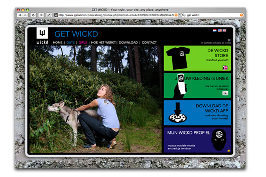 GetWickd website